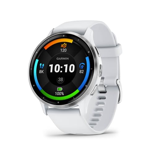 Garmin Venu 3 45mm – Fitness-Smartwatch, 1,4" AMOLED-Touchdisplay, bis zu 14 Tage Akkulaufzeit, 30+ Sport-Apps, Bluetooth Telefonie und Sprachassisten
