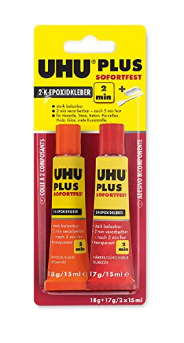 UHU 2-Component Adhesive Plus Instant Firm, Super