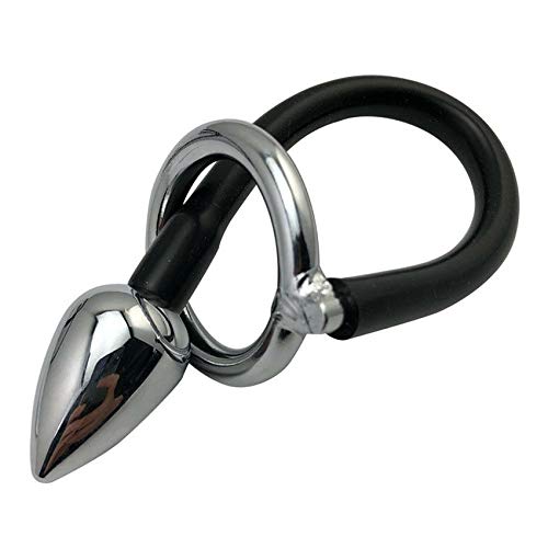 Bondage Masters Butt Plug with Cock Ring Fully Flexible Connecting Tube
