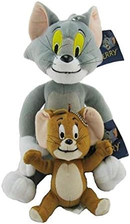 YODE Tom and Jerry Plush Soft Stuffed Animal Doll Toys for Baby Children - 2Pcs/Set