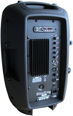 Blast King 77BDR12A BT 12-Inch Active 2-Way Speaker Cabinet with MP3 Player and Bluetooth