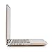 RUBAN Case For MacBook Retina Pro 15 inch A1398 (2015-2012) , Plastic Smooth Matte Hard Case Shell with TPU Keyboard Cover, Gold