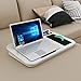 HOME BI Lap Desk for Laptop with Built-in Mouse Pad and Cellphone Tablet Holder,Fits up to 15″ Laptop,Whitethumb 3