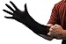 X3 Industrial Black Nitrile Gloves, Box of 200, 3 Mil, Size XX-Large, Latex Free, Powder Free, Textured, Disposable, Food Safe, BX3D49100-BX