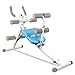 IDEER LIFE Core&Abdominal Trainers Abdominal Workout Machine,Whole Body Workout Equipment for Leg,Thighs,Buttocks,Rodeo,Height Adjustable Sit-up Exerciser Home Ab Trainer with LCD Display.White 09036