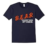 Mens Chicago Football Shirt - B.E.A.R. off the CHEESE Funny DARE 3XL Navy