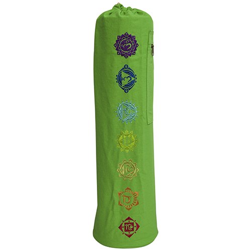 FIT SPIRIT 7 Chakra Exercise Yoga Mat Gym Bag w/Cargo Pocket