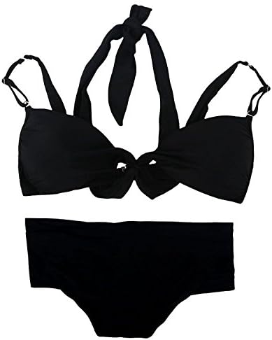 Women Vintage Sexy Push Up Padded Swimsuit Bikini Trikini Beachwear Tankini