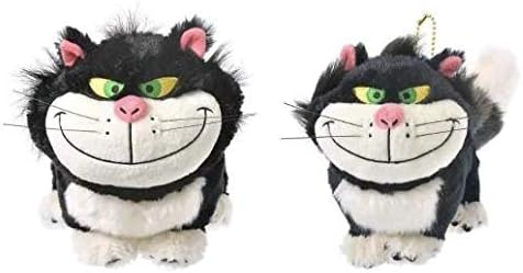 Amazon ディズニー シンデレラ ルシファー ぬいぐるみ キーチェーン 2点 ネコ 猫 ペット I Love My Disney Cat ツイステ ストア 303 おもちゃ ホビー