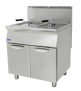 Freidora a gas docsa 7 F2G a 2 senos sobre Compartimiento ...