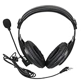 Retevis Walkie Talkie Earpiece Boom Mic Overhead Headphone with VOX PTT for Baofeng UV-5R BF-888S Retevis H-777 RT22 RT21 Two Way Radio (1 Pack)