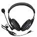 Retevis Walkie Talkie Earpiece Boom Mic Overhead Headphone with VOX PTT for Baofeng UV-5R BF-888S Retevis H-777 RT22 RT21 Two Way Radio (1 Pack) primary