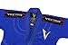 Vector Sports 100% Cotton Pearl Weave Kids Brazillian Jiu Jitsu BJJ Gi Attila Series Kimono Lightweight Preshrunk Fabric with Free White Belt (Blue, K1)