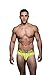 Andrew Christian Men's Happy Tagless Brief, Lime, Medium