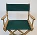 Everywhere Chair Replacement CANVAS Covers for Director's Chair (FLAT STICK) - Hunter Green