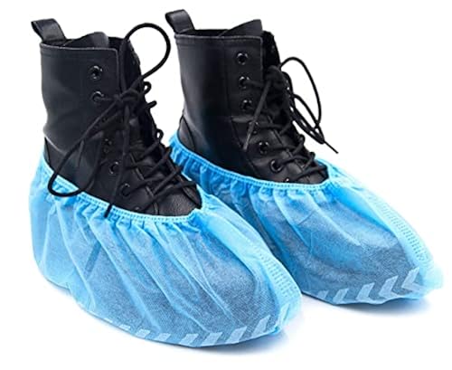 Disposable Boot Shoe Covers 100 Pairs (200 Pack) Non Slip
