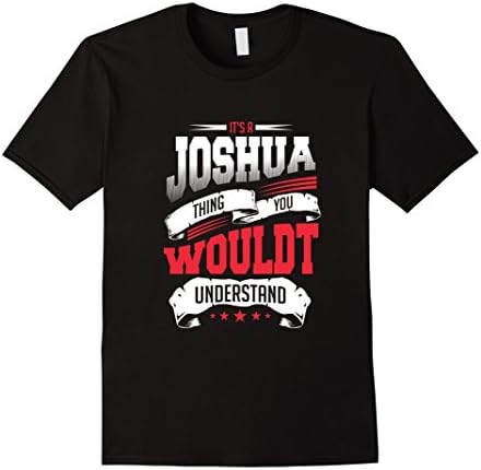 Men's Hello My Name Is Joshua Perfect Say My Name T-Shirt  3XL Black