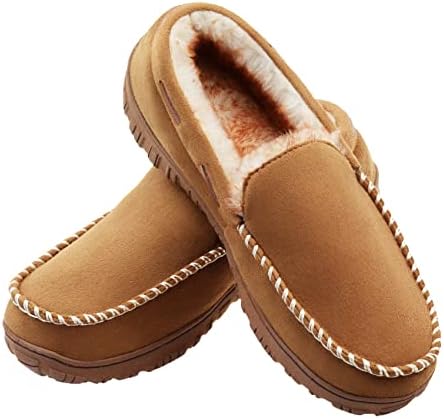 LseLom Moccasins Slippers for Men 