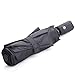 Woogwin Umbrella, Compact Travel Windproof Golf Umbrella, Sports Auto Open/close Rain Umbrella - Strong Frame Unbreakable - Colorful Portable Umbrella with Gift Box (Black)