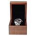 BingYes Wood Watch Box,with Ring Storage Bag Vintage Handmade Watch Box for Men/Women Watches (1 Slot)