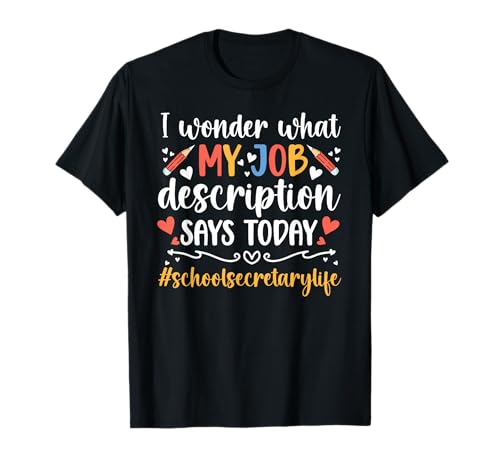School Secretary Life School Secretary Squad T-Shirt
