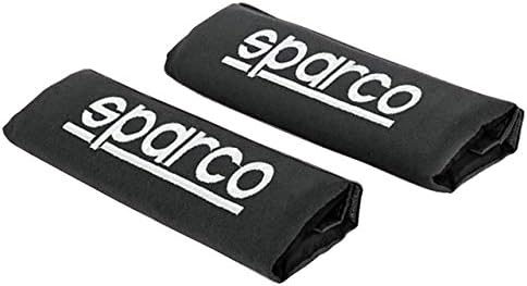 SPARCO SPC1204BK Seat Belt Padding, Black, 2 Units, Nero - Image 3