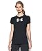Under Armour Women's Favorite Short Sleeve Branded Shirt, Black, Large
