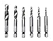 （Imperial Units）HSS 4341 Combination Drill and Tap Bit Set Fractional inch 1/8'', 5/32