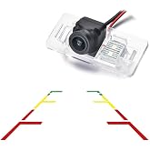 Vlicevrn Fisheye Vehicle Panoramic Car Rear View Camera Wide Viewing Angle Night Vision Parking Camera Waterproof for BMW 1 E82 E88 3 M3 E46 E92 E96 X1 E84 X3 E83 5 M5 E39 E60 E61 X5 E53 E70 X6 E71