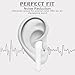 Bluetooth Wireless Earbud, In-Ear Headphone Stereo Earpiece Earphone, Noise Cancelling Mic for iPhone X 8 8plus 7 7plus 6S 6 IOS Samsung Galaxy S7 S8 Android Phones (1 pcs right ear)