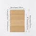 SumDirect 50pcs 4x6 Inch 1 oz Kraft Paper Bags with Window, Stand up Small Ziplock Paper Bags, Food Storage Pouch