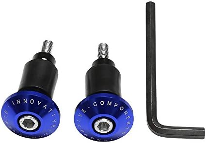 CNC 22mm (7/8’’) Handlebar Grips Bar Ends Plugs Caps for Street Bike, ,Cruiser,Touring,Tour,Adventure,Bagger,Dirt Bike,Roadster,Scooter...