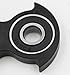 heytech Hand Spinner Bat style Fidget Toy EDC High Speed Spins Ceramic Bearing Ceramic Bearing For Anxiety, Focusing, ADHD, Autism(Black)