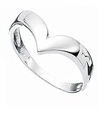 Wishbone Finger or Thumb Hallmarked 925 Silver Ring You Coose Size 5 - 11