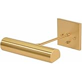 House of Troy DC9-51 Direct Wire Contemporary Picture Light, 9", Satin Brass