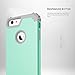 iPhone 6s Case,iPhone 6 Case,Auker Dual Layer Shockproof Drop Proof Military Grade Full Body Hybrid Protective Slim Fit Case with Hard PC+Soft Silicon for Girls&Boys for iPhone 6/6s 4.7 inch (Mint)