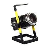 ZOOMABLE T6 LED Rechargeable Portable Cordless Work Light - 10W IP65 3 Modes Waterproof Floodlight - Mobile Devices Charger - 3 x Rechargeable 18650 Batteries Included - Camping & Much More