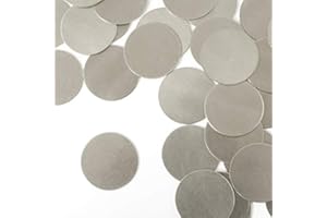 ImpressArt - Premium Metal Stamping Blanks for Metal Stamping and Jewelry Making (24 Pack) (3/4" Circle, Aluminum)