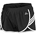 adidas Performance Women's Ultimate Woven 3 Stripe Short, Medium, Black/White