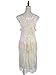 Anna-Kaci Womens Vintage Lace Gatsby 1920s Cocktail Dress with Crochet Vest