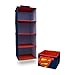 Everything Mary Superman, C 4 Shelves Clothing Closet and Bedroom DC Comics Towel Accessory Storage, Collapsible Hanging Organizer