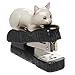 Cosa Nova Small Cat Stapler White Detailed Glossy