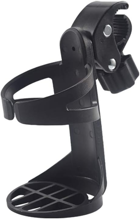 LRHD Bicycle Quick Release Design Black Plastic Bottle Holder, Rotatable Bicycle Water Cup Holder, Mountain Bike Child Trolley Beverage Holder, Punch-Free Motorcycle Water Cup Holder