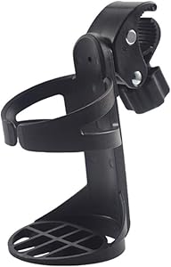 LRHD Bicycle Quick Release Design Black Plastic Bottle Holder, Rotatable Bicycle Water Cup Holder, Mountain Bike Child Trolley Beverage Holder, Punch-Free Motorcycle Water Cup Holder