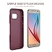 CLONG Galaxy S7 Case, Ultra Impact 3 Color Shockproof Bumper Shock-Absorption Anti-Scratch Protective Case Flexible Durable Slim Hybrid TPU & PC Cover for Samsung Galaxy S7 S VII G930 GS7(Wine Red)