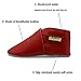 SAYOYO Baby Soft Sole Prewalkers Skid-Resistant Baby Toddler Shoes Cowhide Shoes (6-12 Months, Red)