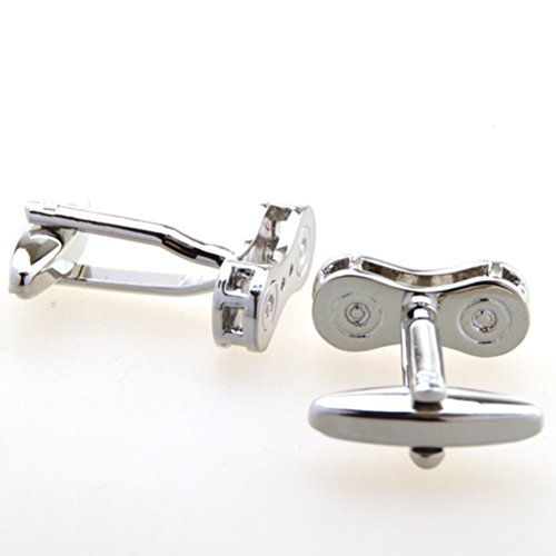 Bike Chain Cufflinks Bicycle Motorbike Motorcycle Link Part