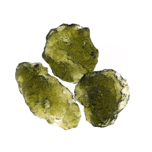 ColouredRocks (3pcs) (16-22mm) Moldavite Glass Raw