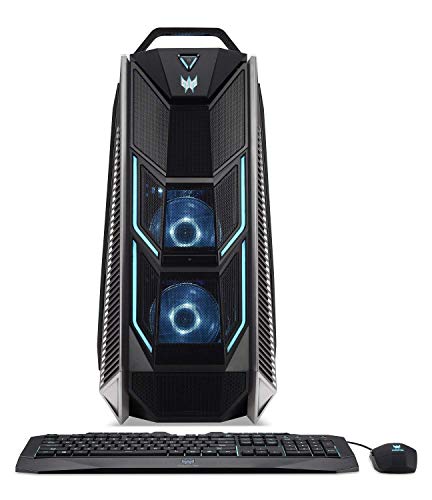 Acer Predator Orion 9000 Desktop, Intel i7-8700K 6-Core (Up to 4.7 GHz), NVIDIA Geforce RTX 2080 Ti 11GB, 32GB DDR4 RAM, 256GB PCIe NVMe SSD, 2TB HDD, Ice Tunnel Cooling, Win 10, PO9-600-8700K2080Ti
