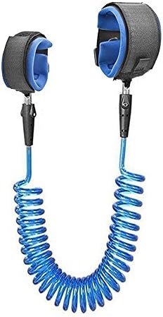 Children Anti Lost Wrist Link, Qtimal 6.5FT Safety Velcro Hand Wrist Belt for Toddlers, Babies &amp; Kids (Blue)